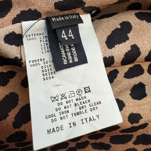 Etro Milano linen silk metallic bead crop blazer - Picture 11 of 15